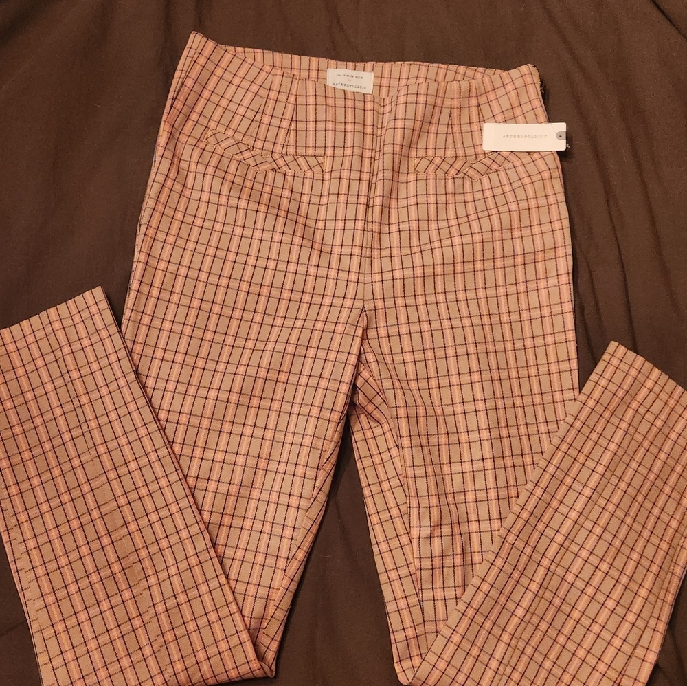 Anthropologie Essential Slim Side Zip Size 4
